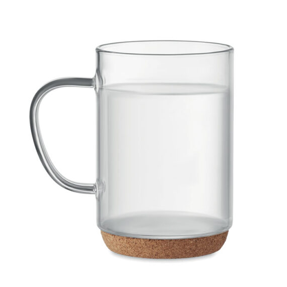 LISBO 400 ml üvegbögre parafa aljjal