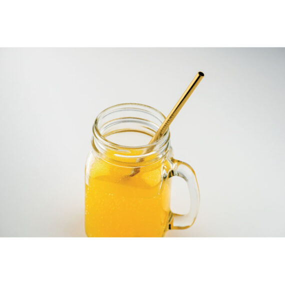 COLD STRAW COLOUR Acél szívószál és kefe tokban