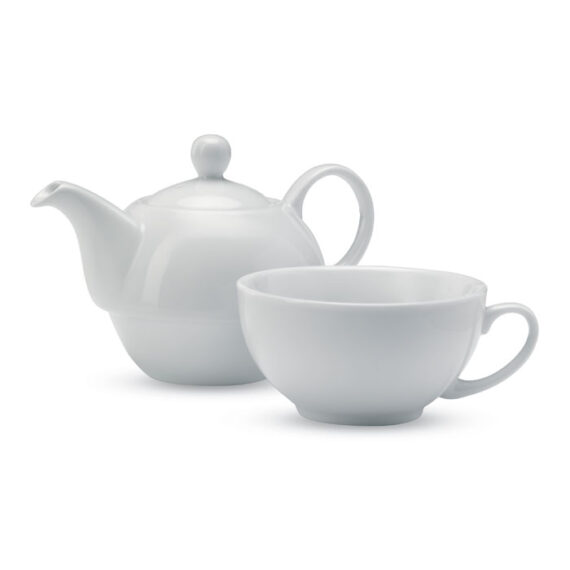 TEA TIME Teáskanna csészével, 400 ml